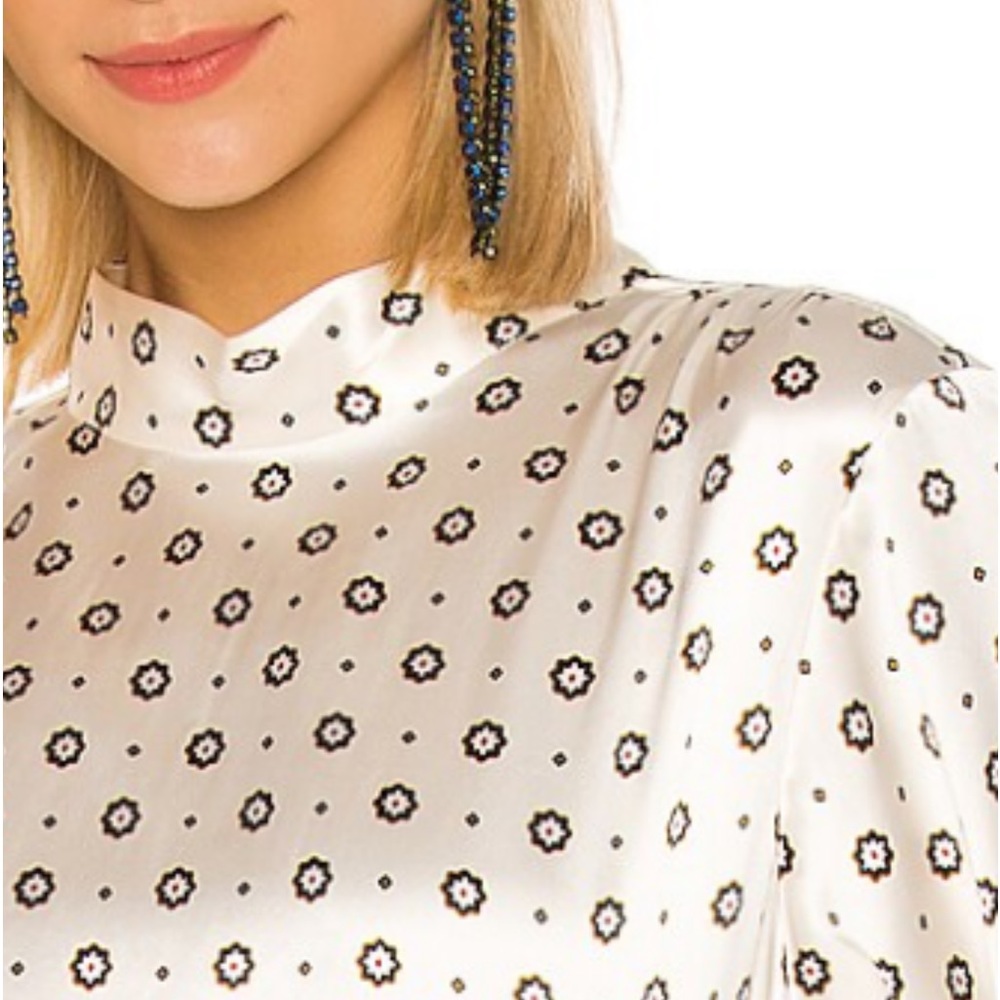 Anine Bing Esther 100% Silk Satin Top - Picture 8 of 11